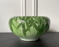 Japanese Ceramic Centerpiece Bowl Makuzu Kozan Meiji Period