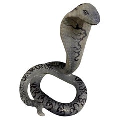 Japanese Ceramic Cobra, Italian Artist 2010s