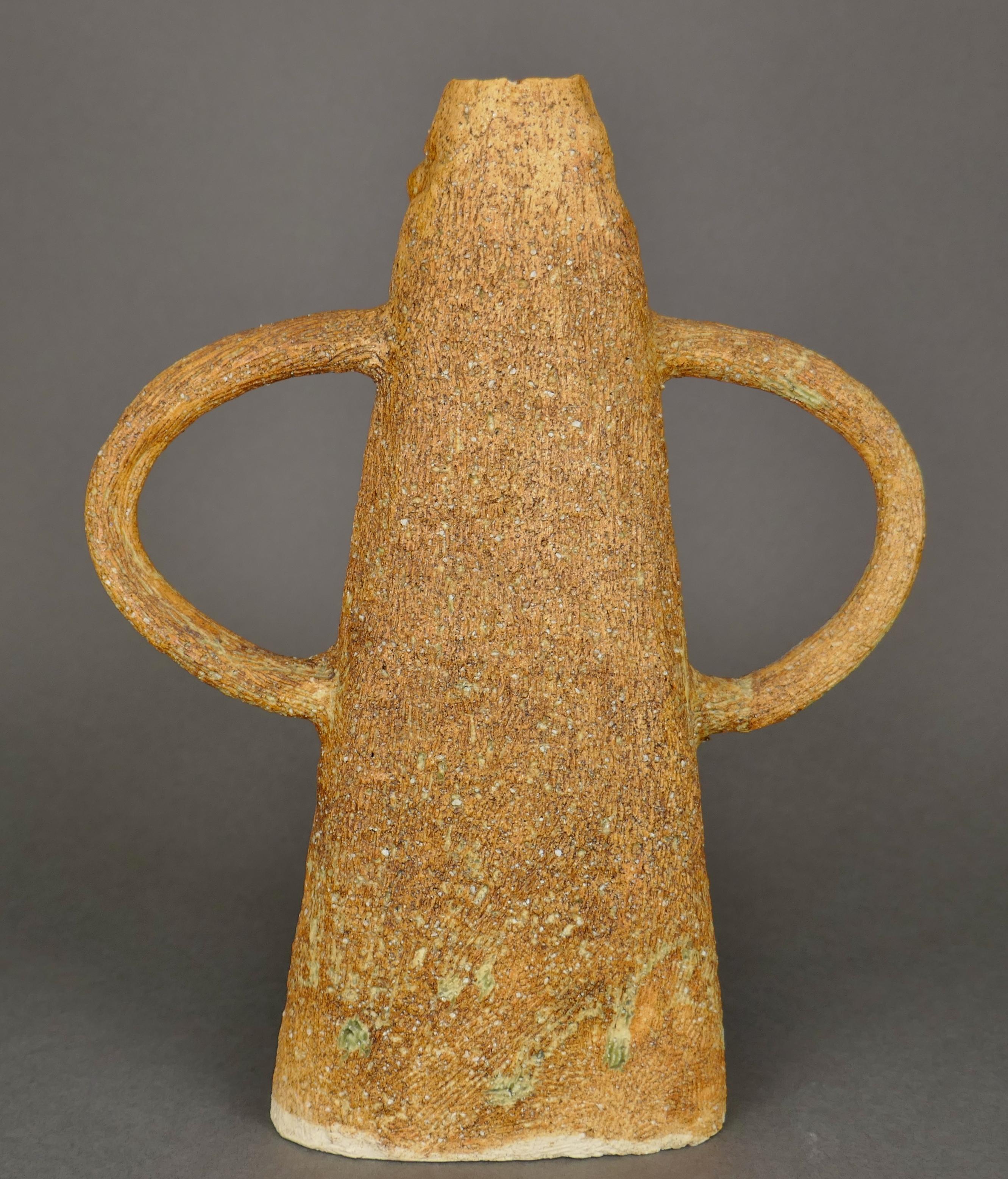 Vaso per uccelli Ikebana in ceramica giapponese di Fujihira CIRCA 1950 in vendita 3