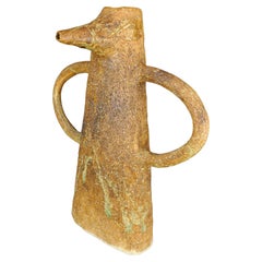 Japanese Ceramic Ikebana Bird Vase by Fujihira Circa 1950