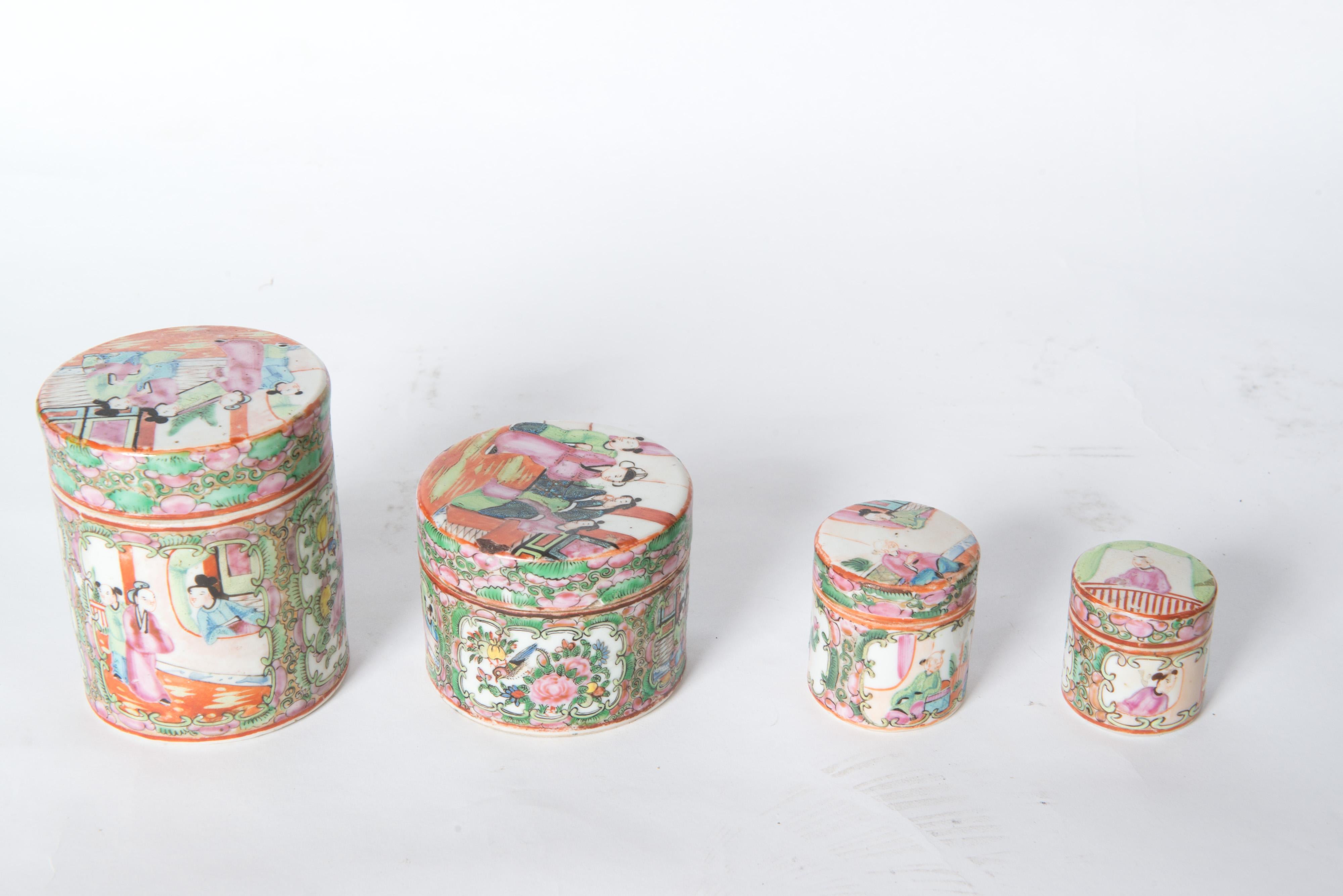 Early 20th Century Japanese Ceramic Jar Set