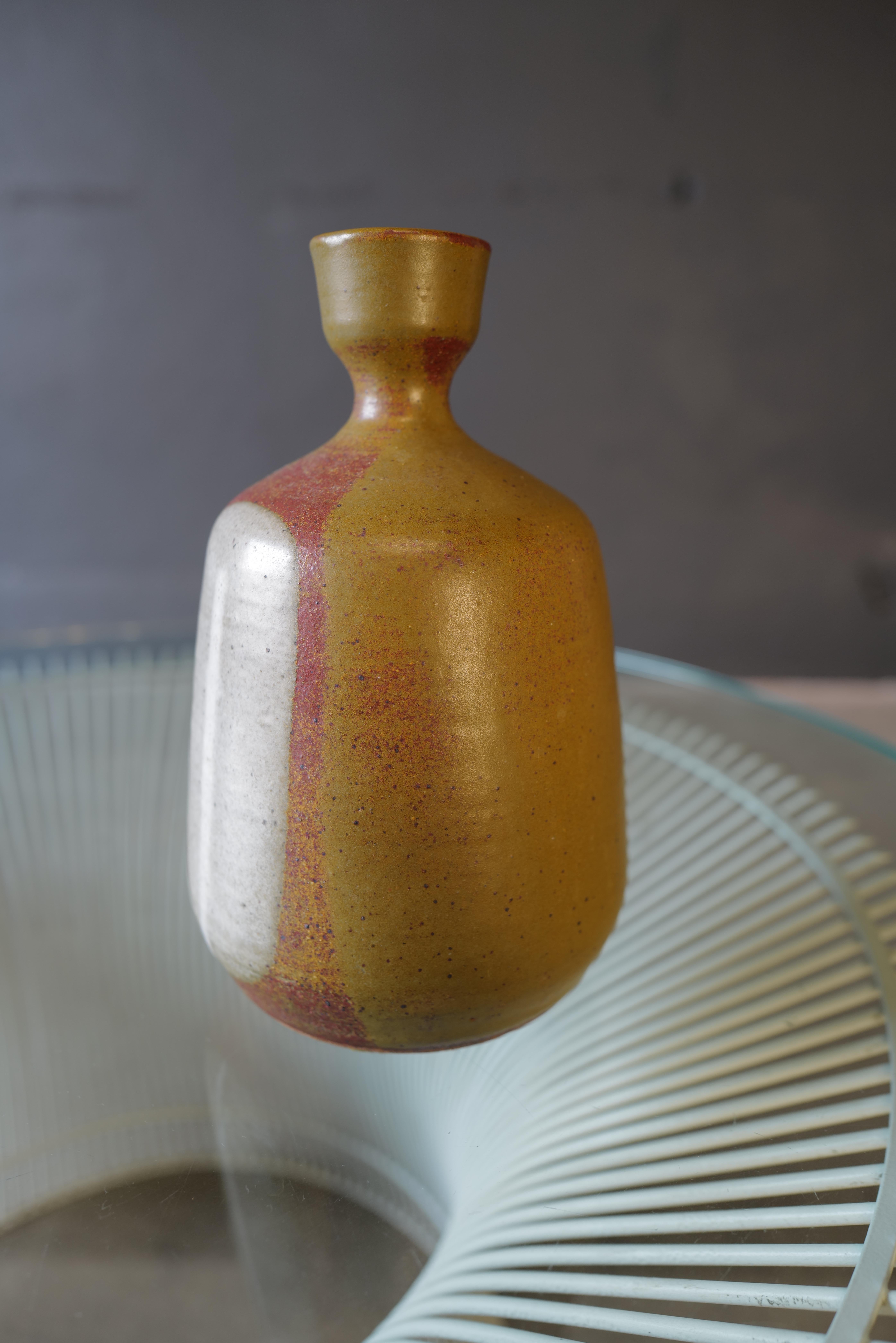 Japanese Ceramic Pottery Vase For Sale 7