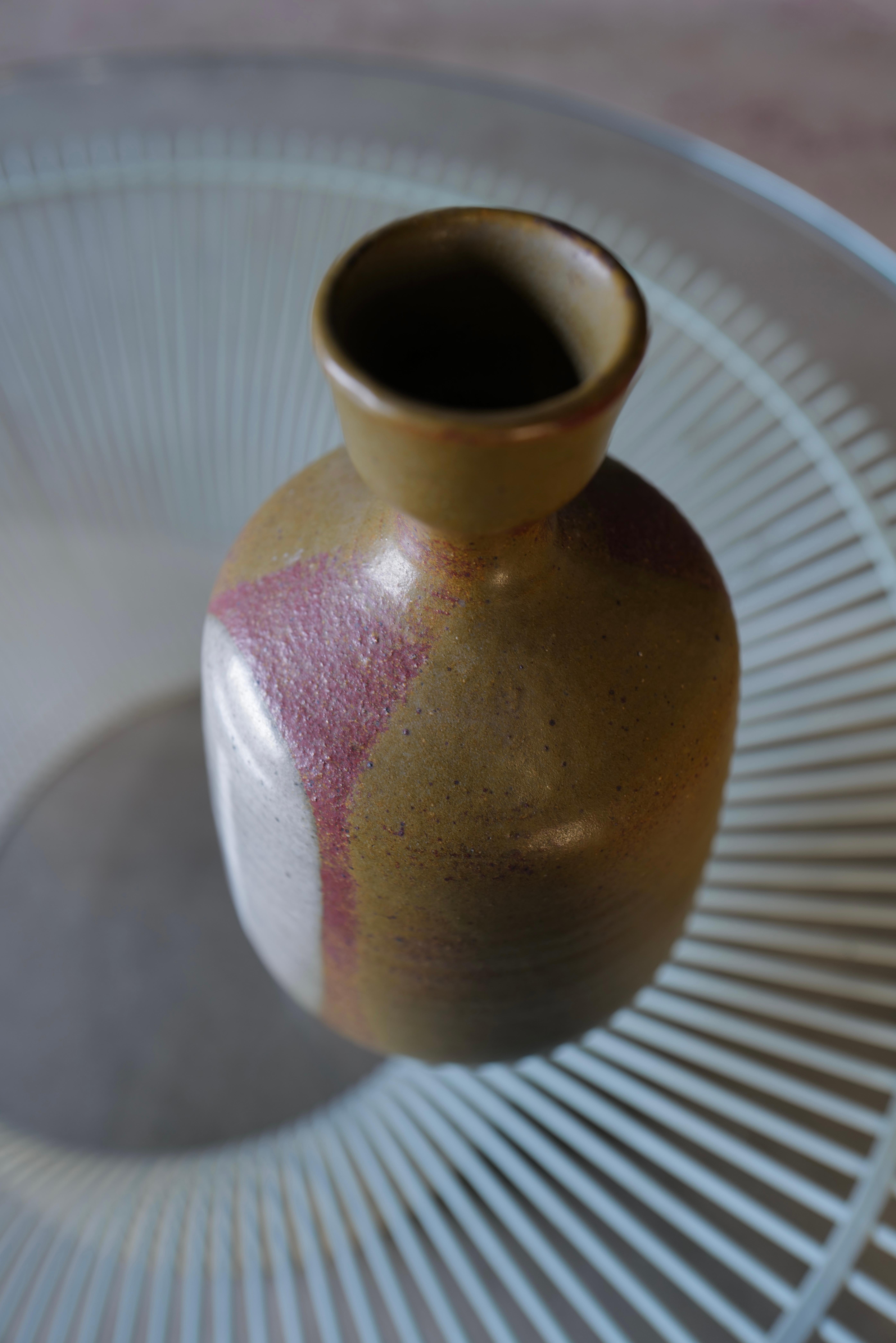 Japanese Ceramic Pottery Vase For Sale 4