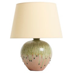 Vintage Japanese Ceramic Table Lamp