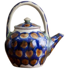 Retro Japanese Ceramic Teapot