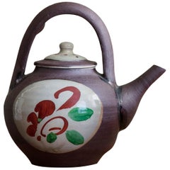 Vintage Japanese Ceramic Teapot