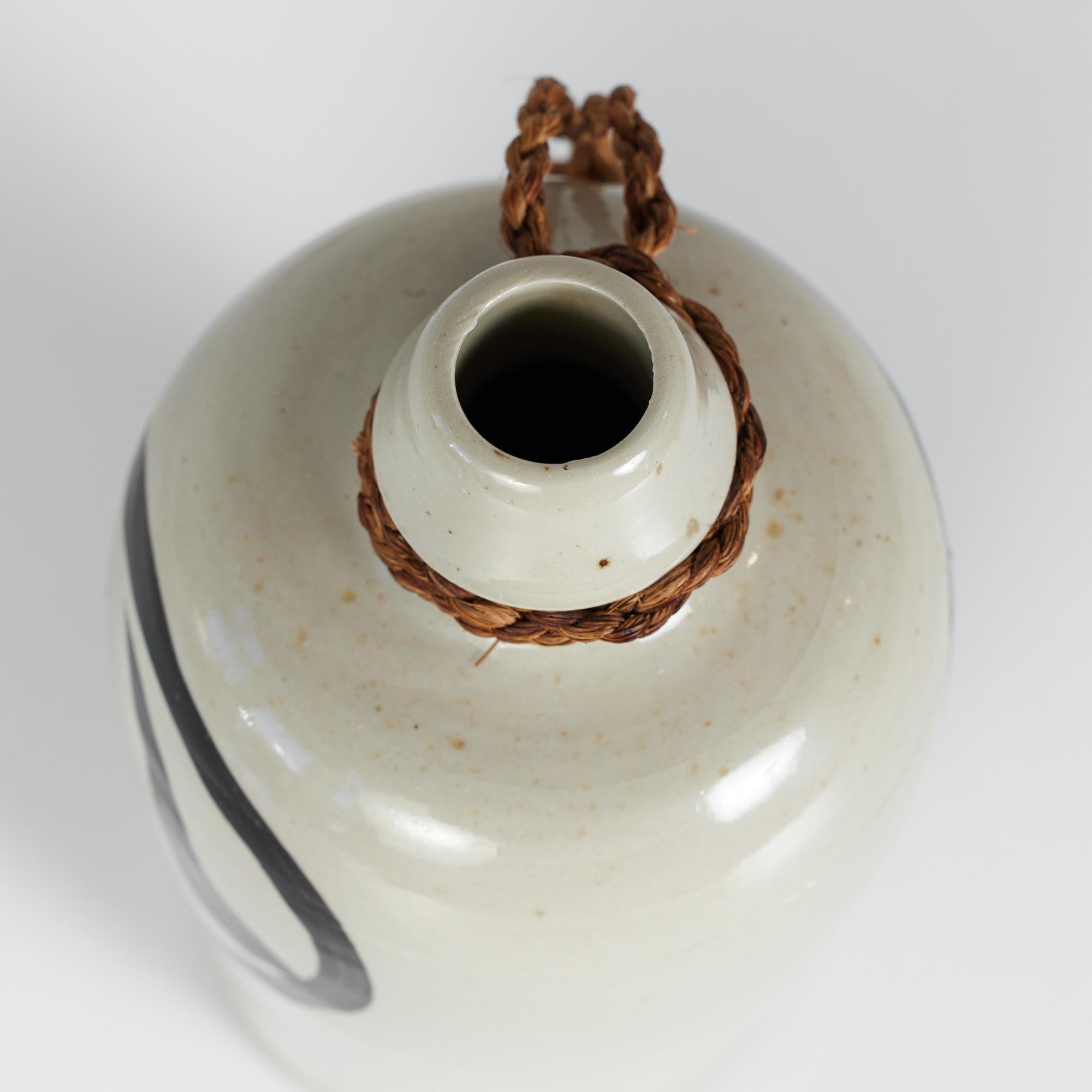 Japanese Ceramic Tokkuri Bottle 1