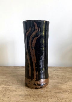 Japanese Ceramic Vase Mingei Style Hamada Shoji