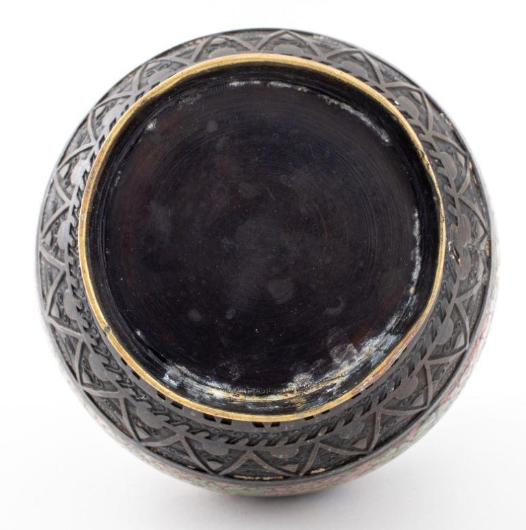 Japanese Champleve Vase, late 19th C 1