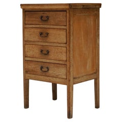 Coffre ancien japonais en Oak Nara, années 1950-1960 - Japandi Wabi-Sabi