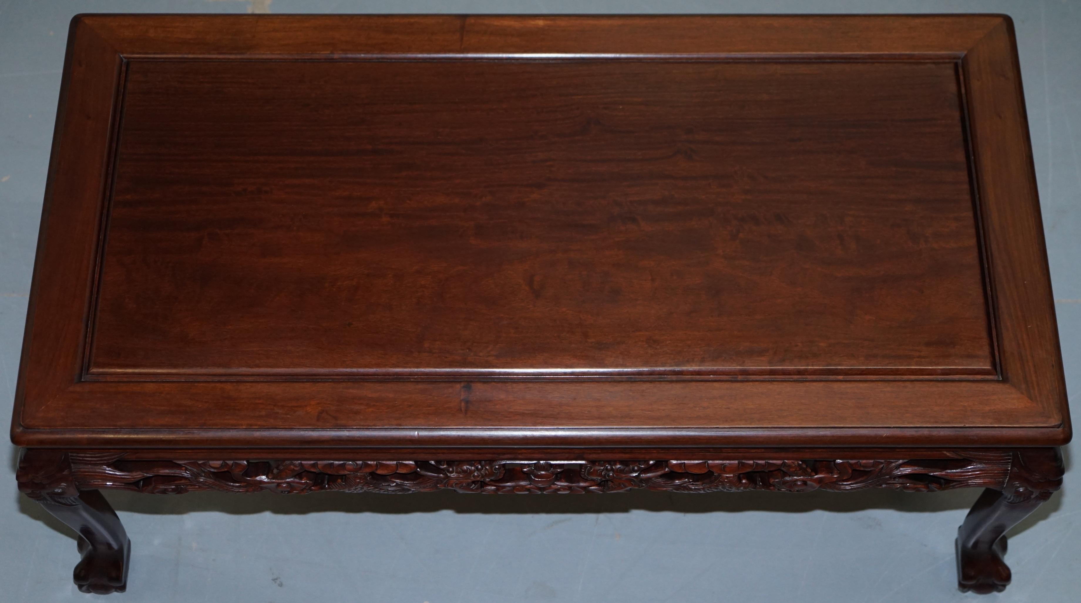 japanese carved coffee table