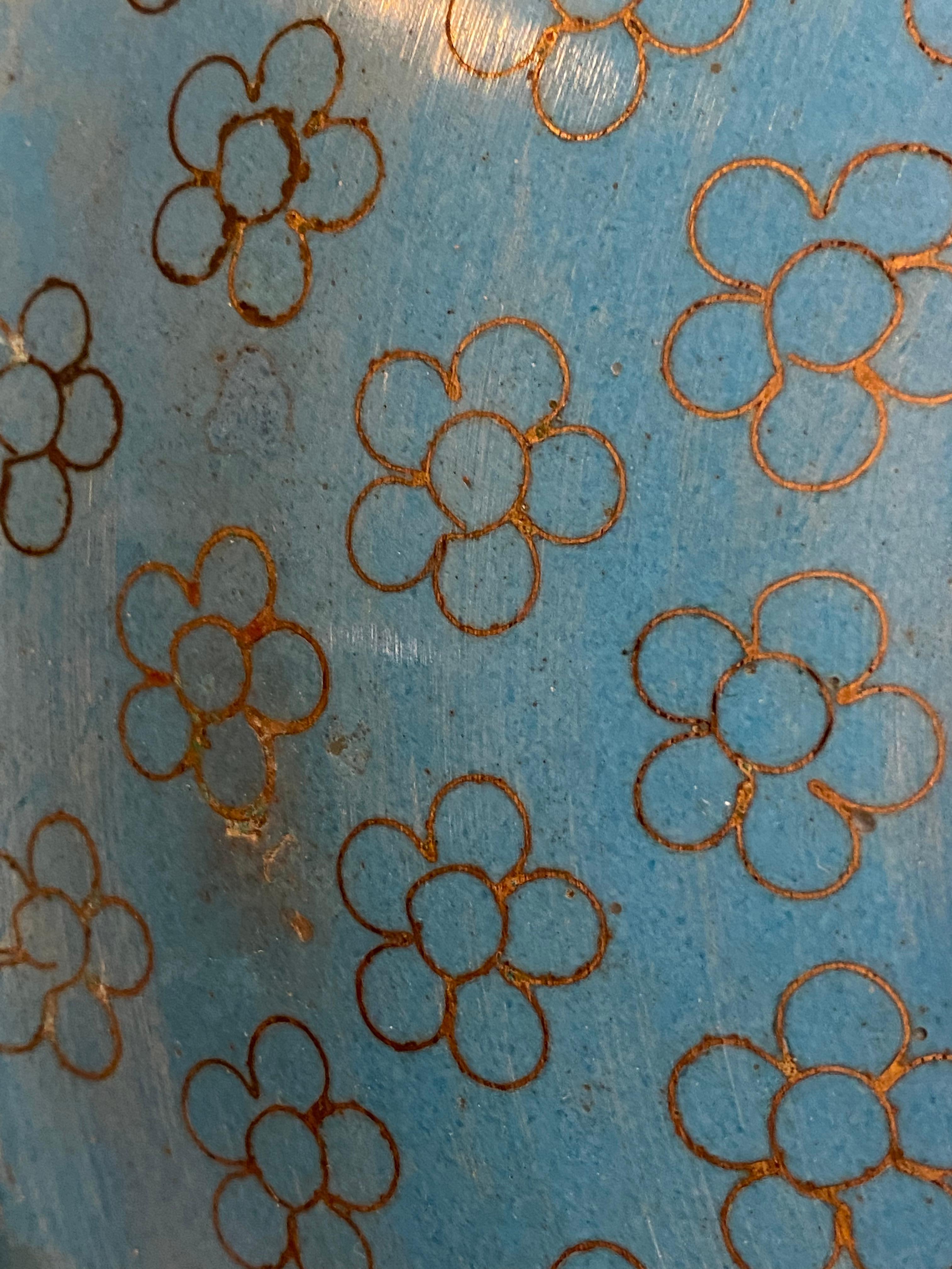 Japanese Cloisonne Crane Decorated Plate 6
