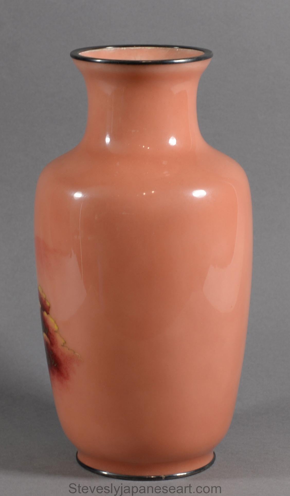 20th Century Japanese Cloisonne Enamel Vase By Ando Company
