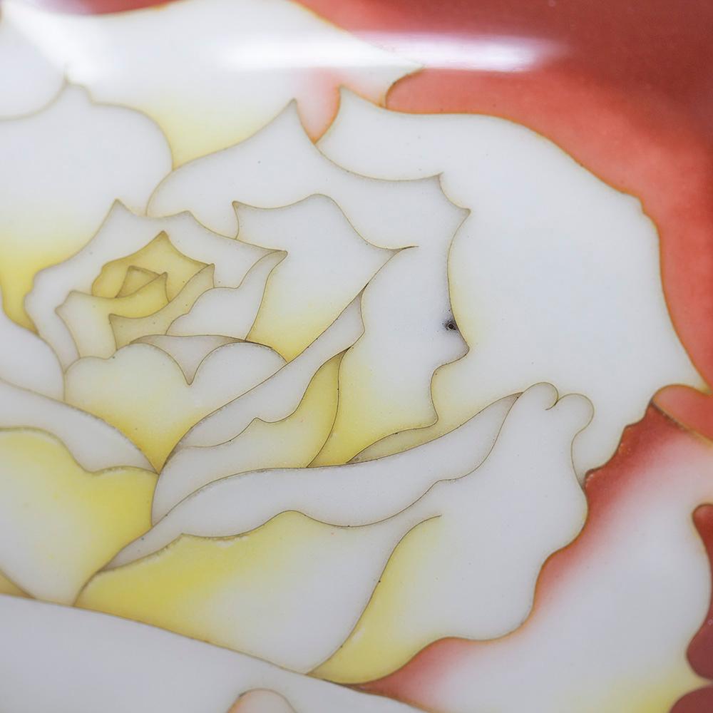Vaso giapponese in smalto cloisonne della ditta Ando in vendita 4