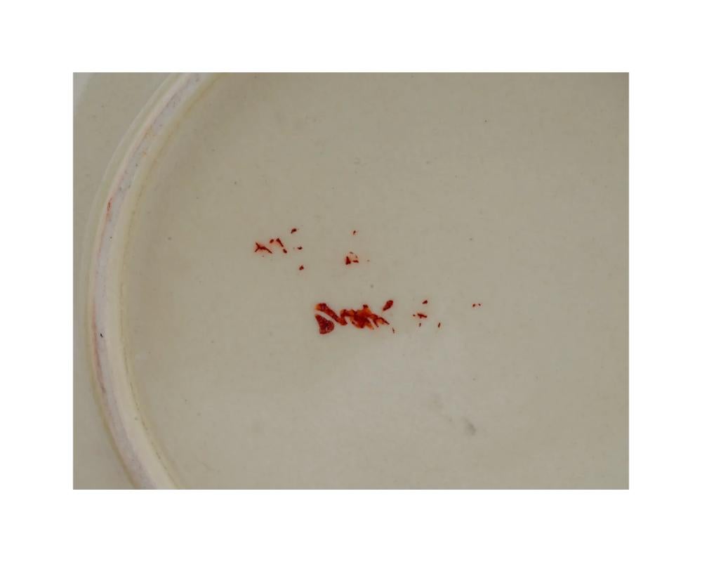 Cloisonné Japonés Meiji Totai Esmalte Sobre Porcelana Plato Tazón Set en venta 2