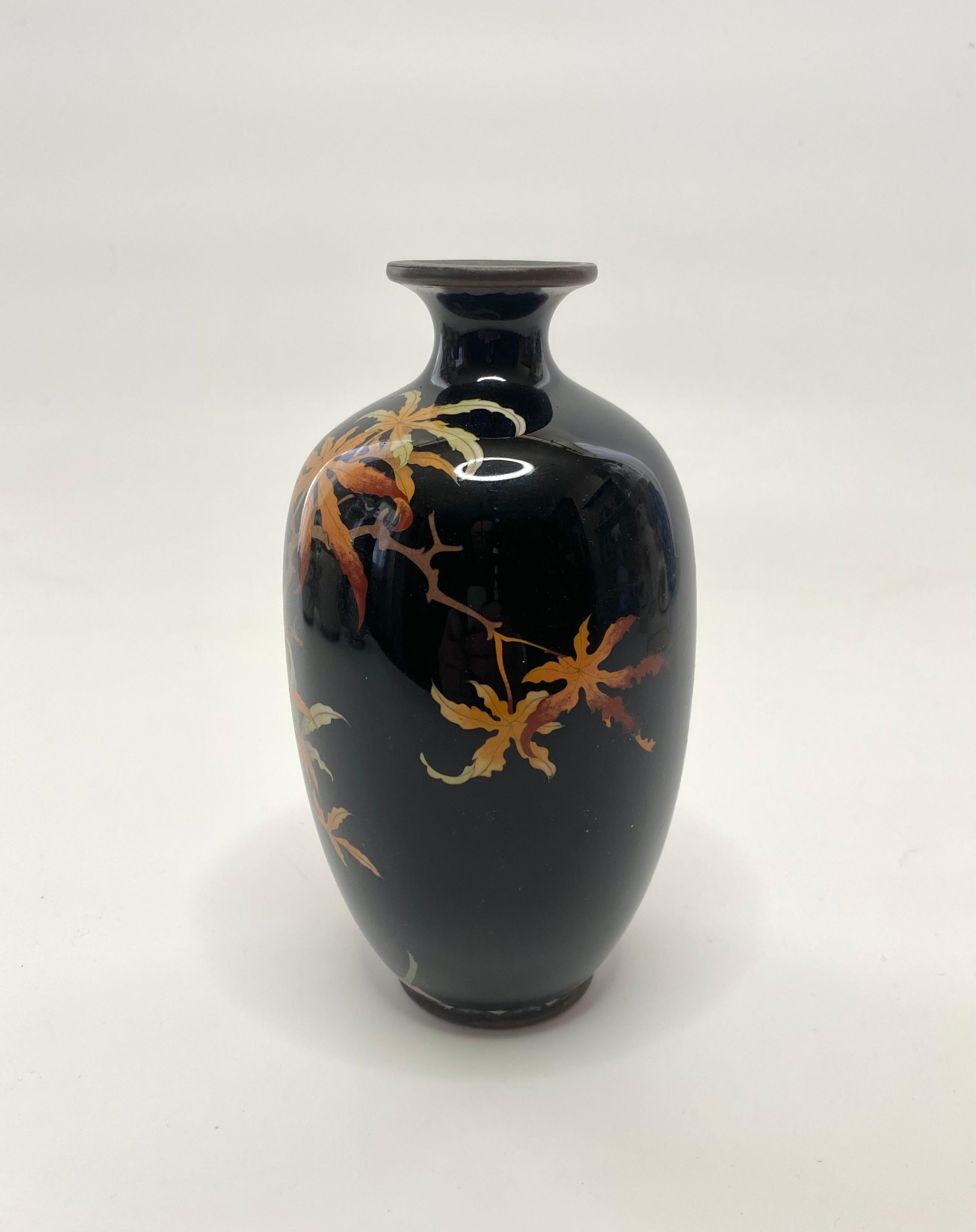 Cloissoné Japanese cloisonné vase, c. 1890, Meiji Period.