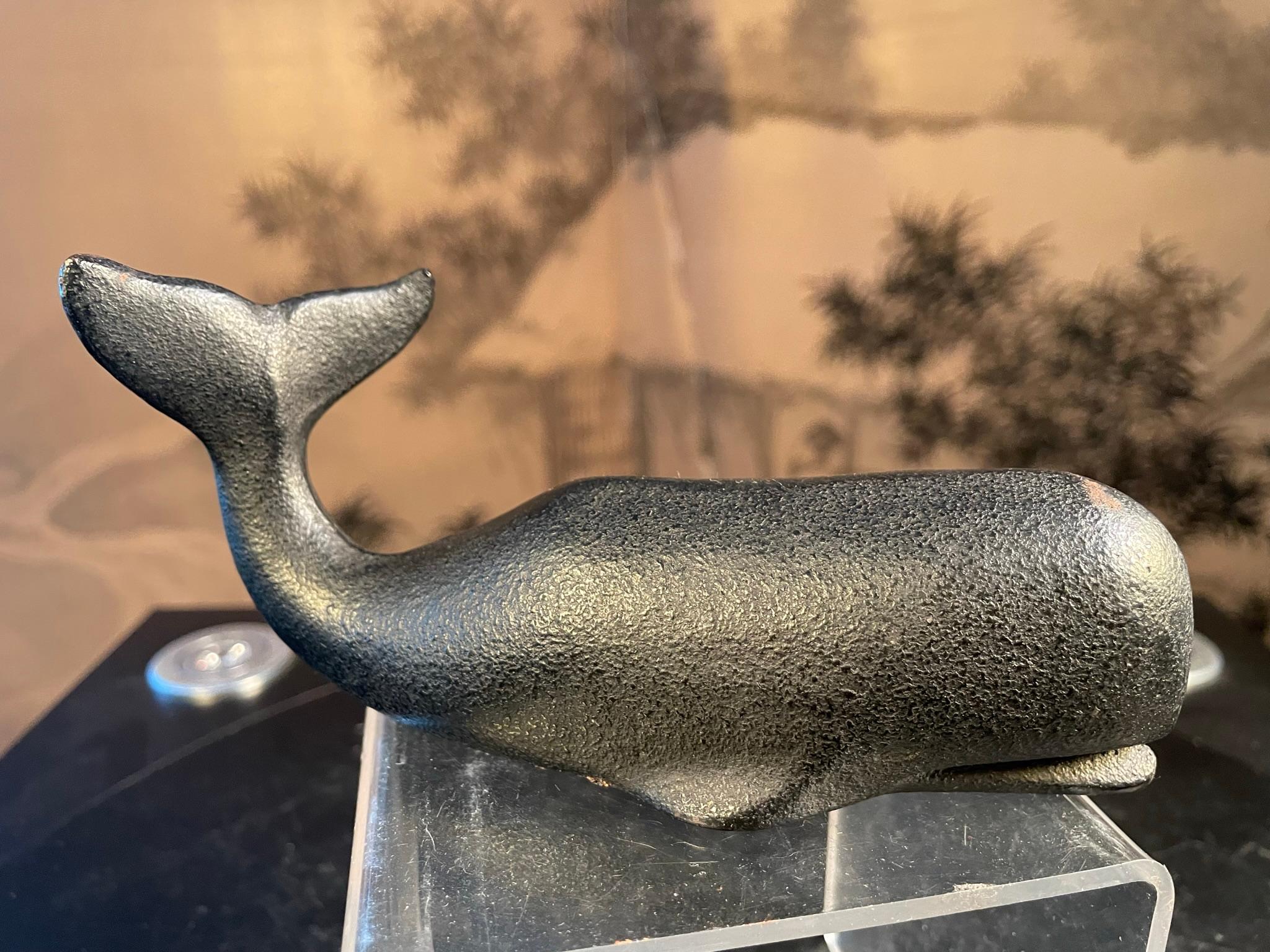 Japanese Collectible Nautical Whale, Signed 4