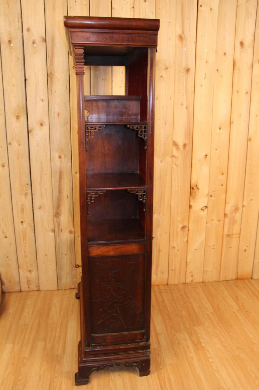 Japanese Collector's Cabinet Attributed To Viardot For Sale 2