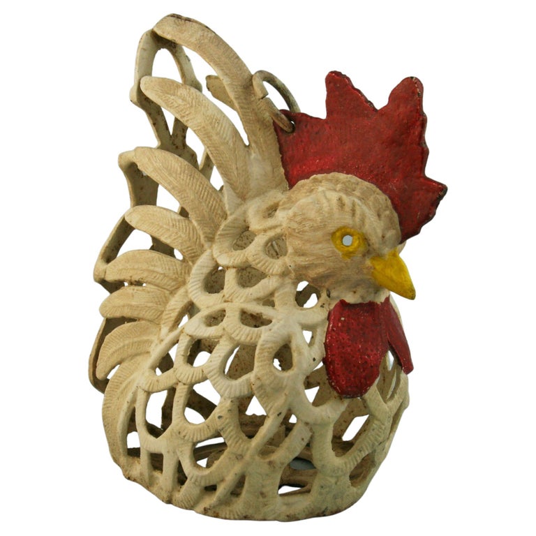 Japanese Colorful Rooster Garden lighting Lantern For Sale
