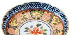 Japanese Contemporary Gilded Ko-Imari Porcelain Dessert Plate, Hand Painted