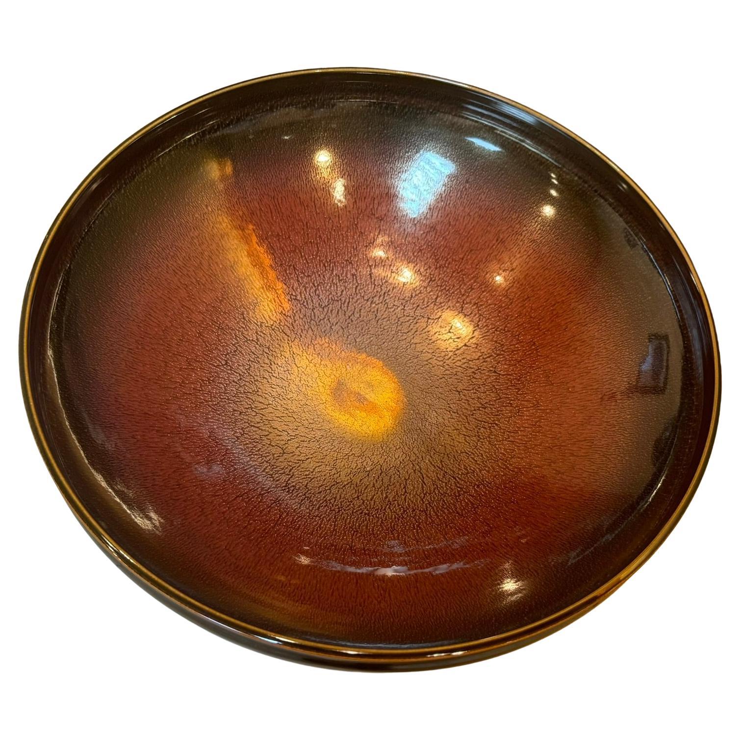 Japanese Contemporary Red Black Cream Porcelain Bowl by Master Artist, 2 For Sale 2