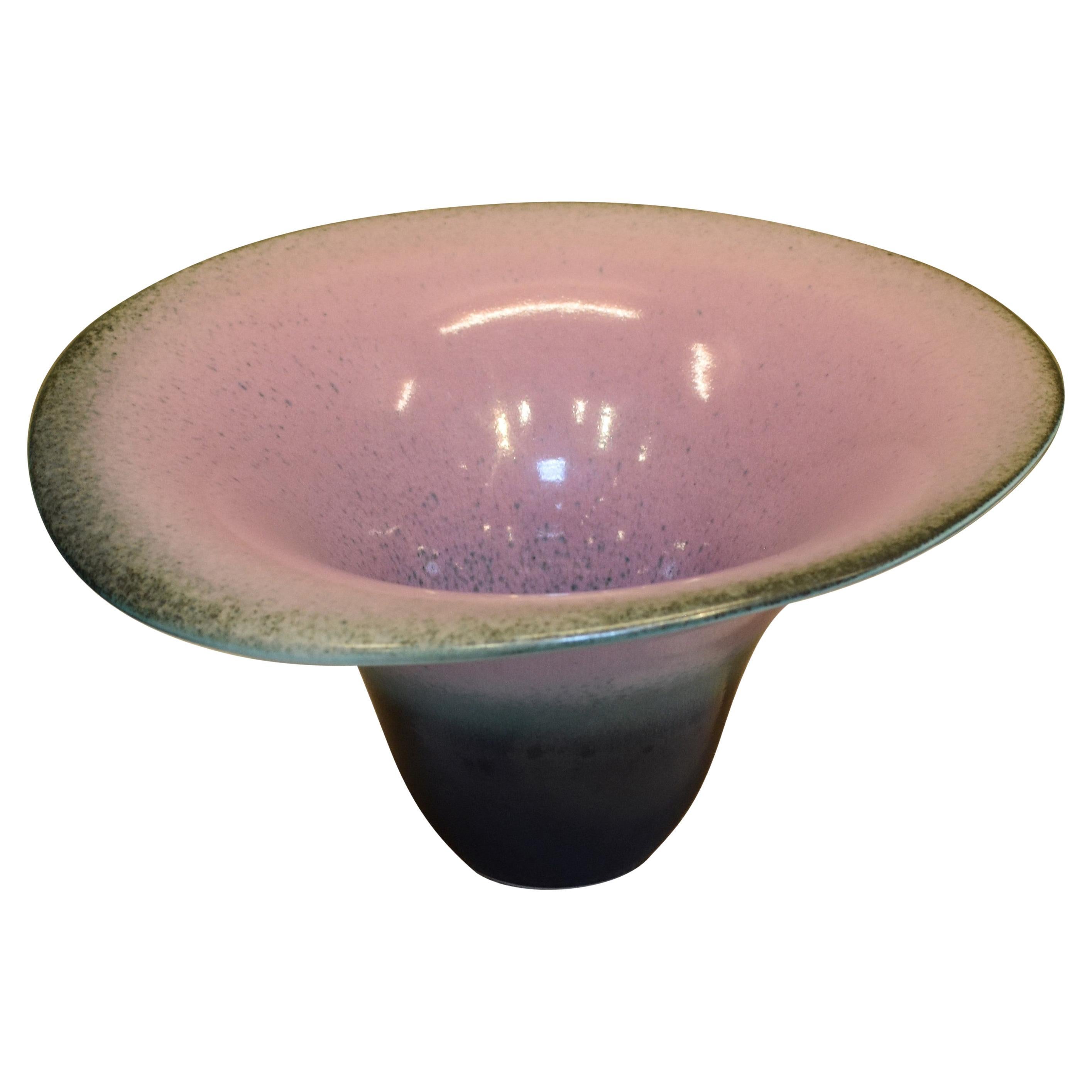 Vaso contemporaneo giapponese in porcellana Greene & Greene smaltato a mano da un maestro artista, 2