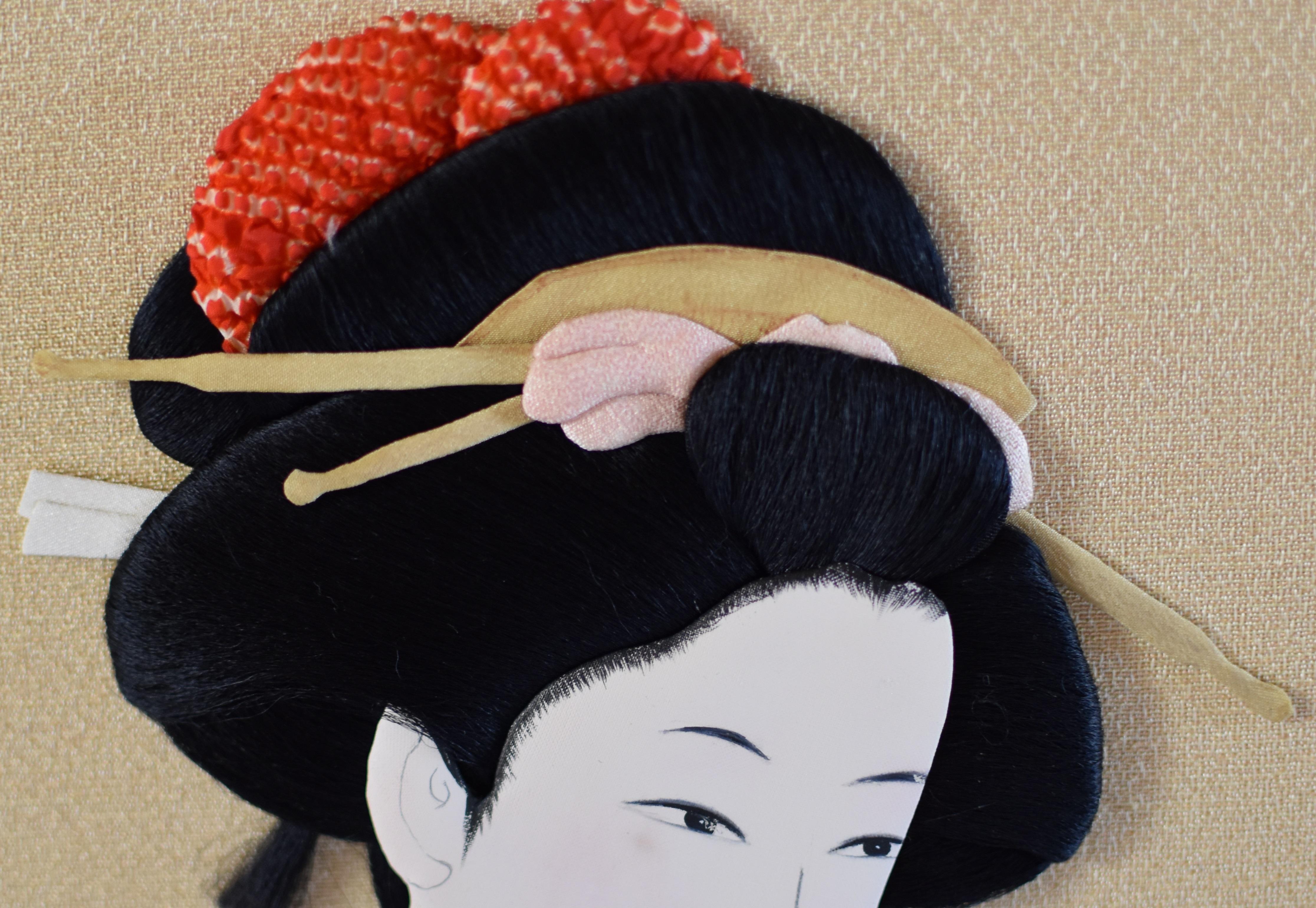 Brocade Japanese Contemporary silk brocade Handcrafted Decorative Art, 6