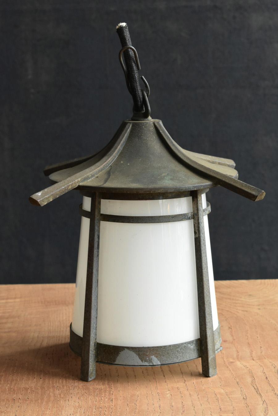 20th Century Japanese Copper Antique Hanging Lantern /Ceiling Hanging Lighting/1900-1940