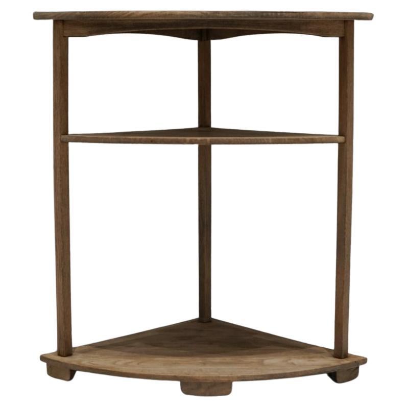 Japanese Corner Rack in Tamo Wood, 1950s–1970s – Wabi-Sabi