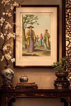 Japanese Costume Scene Edo Period – Ferrario Il Costume Antico e Moderno, 1815