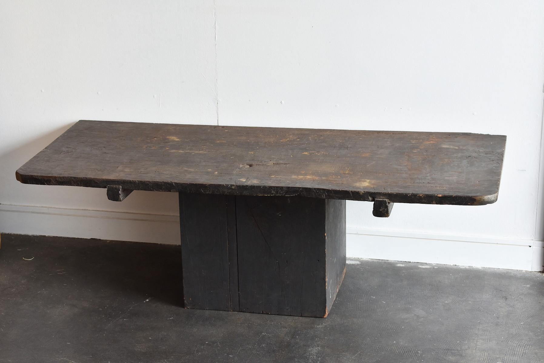 Meiji Japanese Craftsman's Work Antique Board / Table Top Board / Sofa Table Top Board