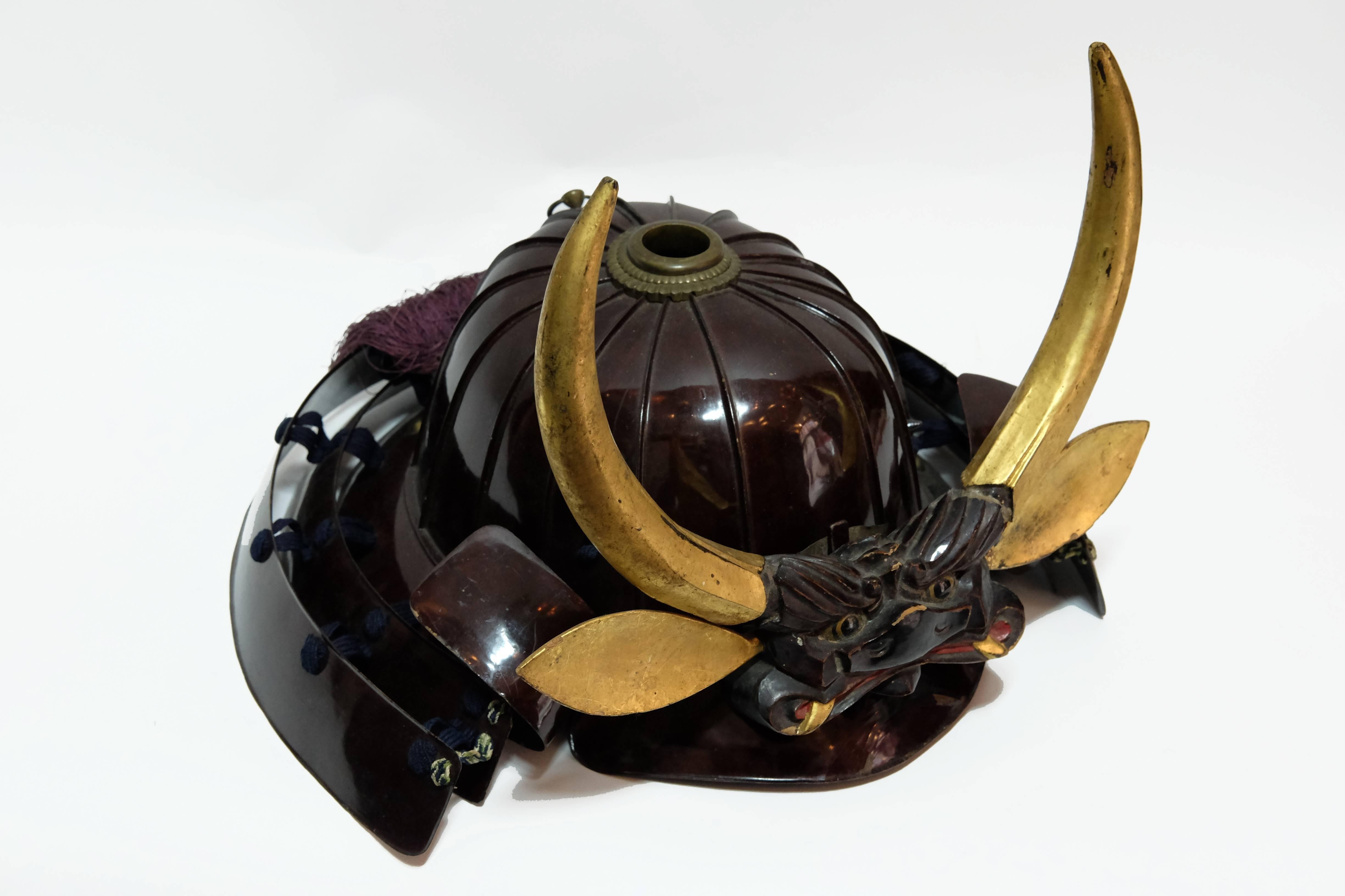 lacquered helmet