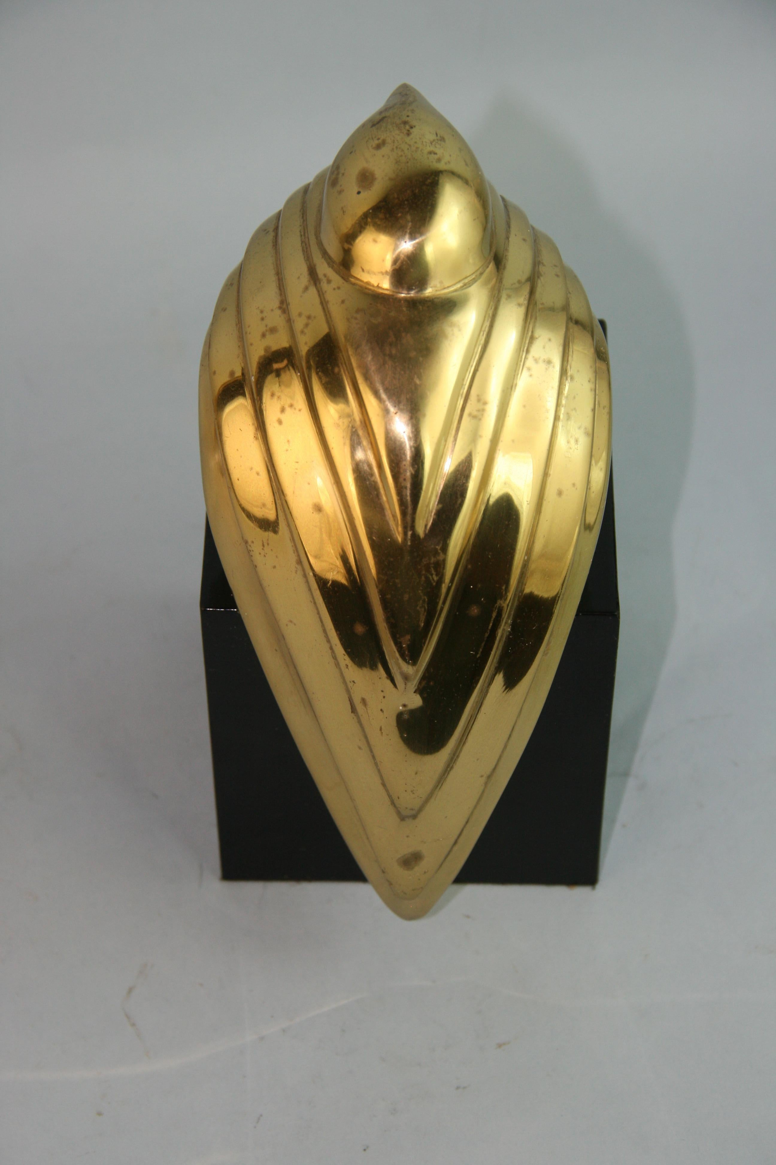 Japanese Deco Style Brass Quail Sculpture on Wood Base 4