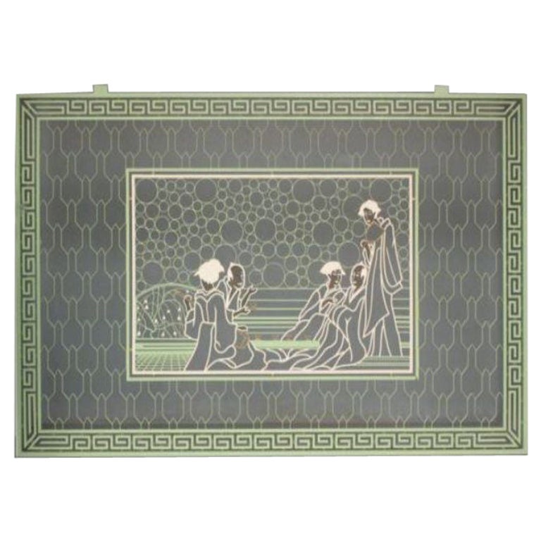 Art Decor Decoratif Japonais Cloison en fer ajouré en vente