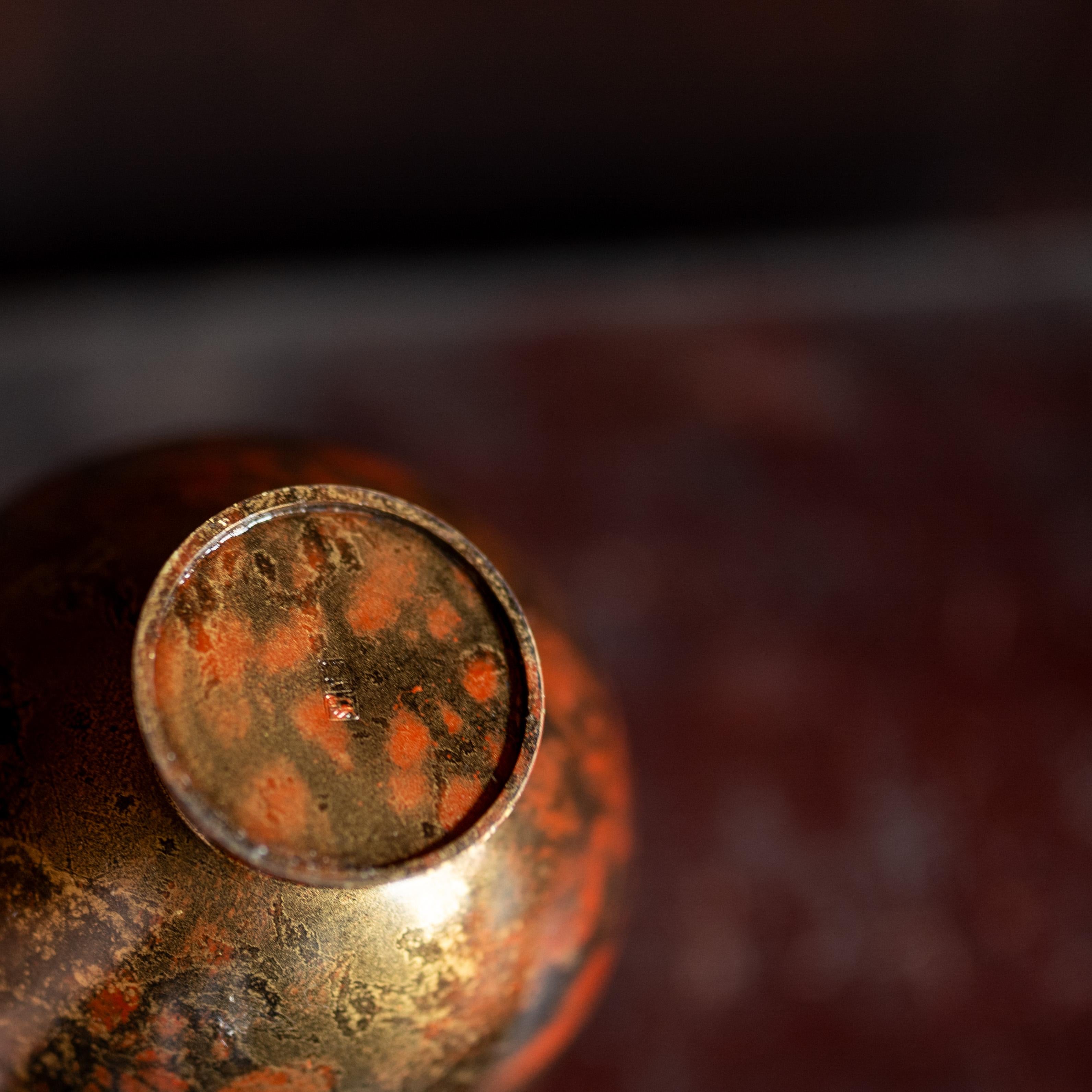 Vaso decorativo giapponese, Giappone, Wabi Sabi, inizio XX secolo in vendita 1