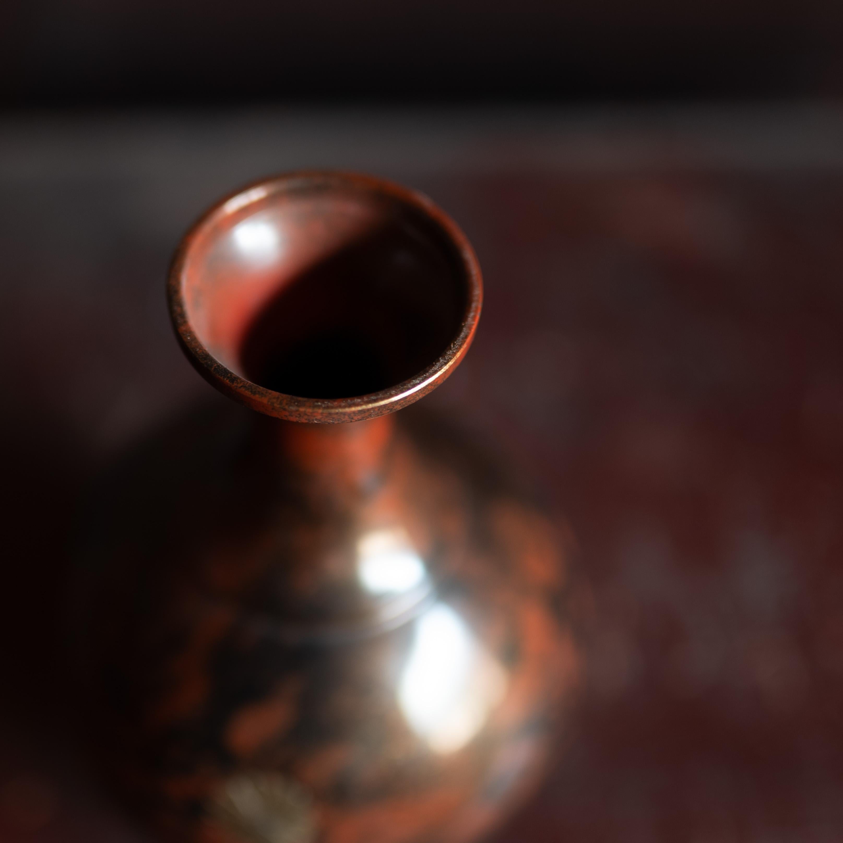 Vaso decorativo giapponese, Giappone, Wabi Sabi, inizio XX secolo in vendita 3