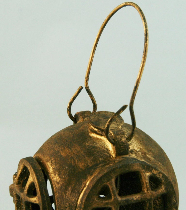 Japanese Deep Sea Divers Helmet Garden Lighting Lantern For Sale 1