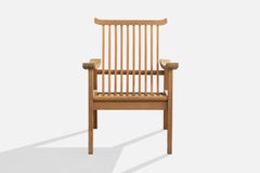 Japanese Designer, Lounge Chair, Ash, Japan, 1950s