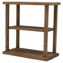 Japanese Antique Display Stand in Nara Oak, 1940s―1950s – Japandi Wabi-Sabi