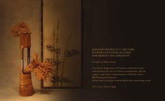 Japanese Double-Cut 'Nijū-giri' Flower Container 'Hanaire' Ikebana Tea Ceremony