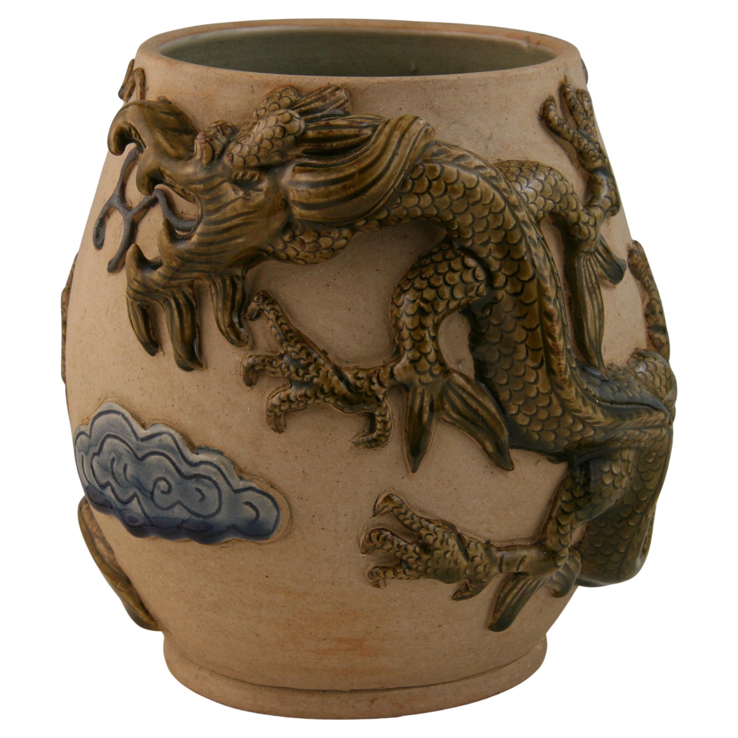 Japanese Dragon Vase For Sale