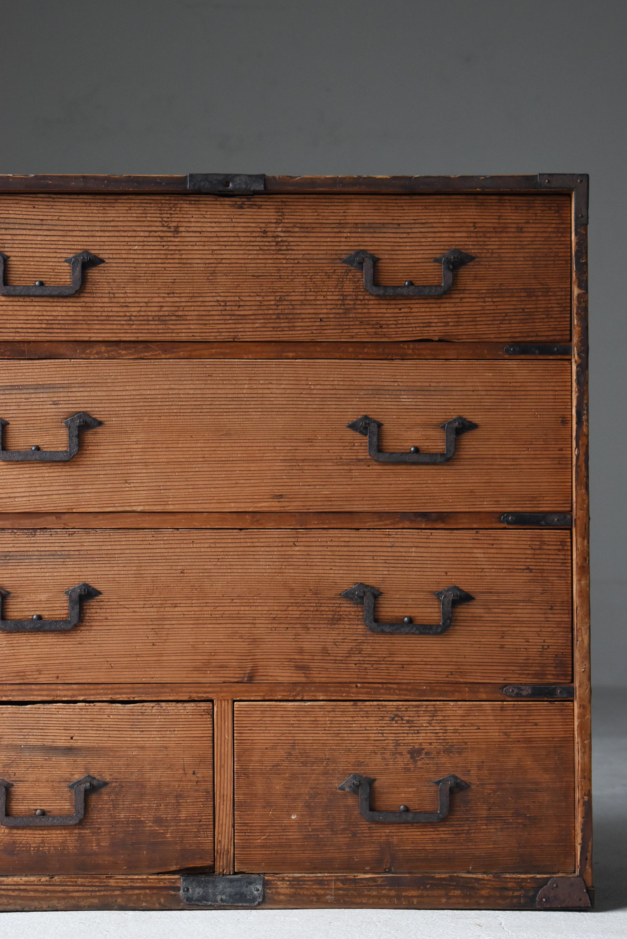 Falegnameria Cassetto giapponese del 1882 / Credenza Wabi Sabi in vendita