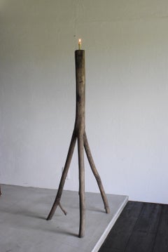 Chandelier flottant japonais / Chandelier Wabi-Sabi / Objet primitif