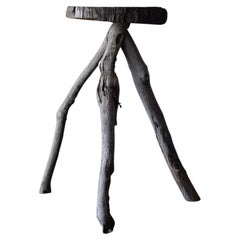 Japanese Driftwood Side Table / Table Wabisabi