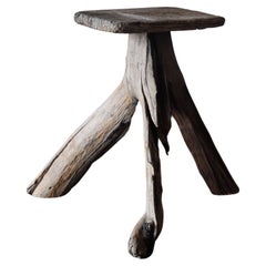Japanese Driftwood Stool /Exhibition Table / Flower Stand /Wabisabi Stool