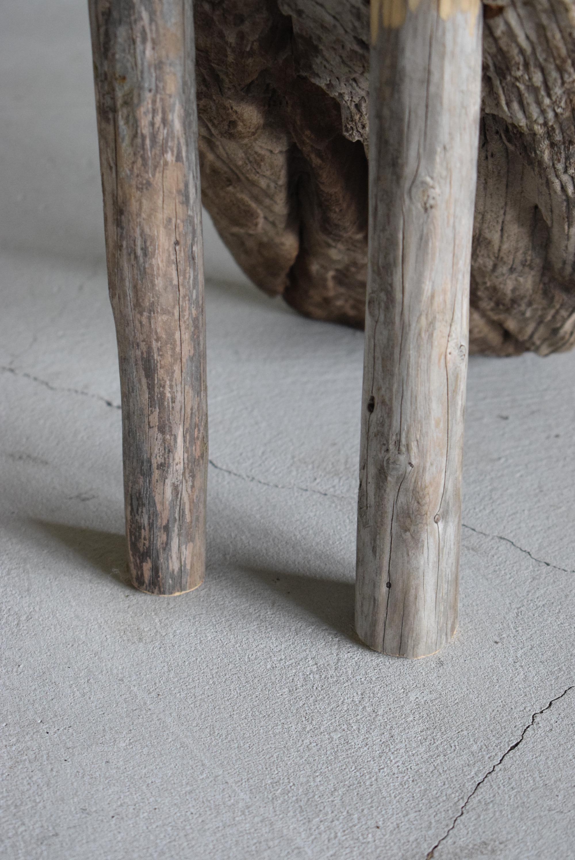 Japanese Driftwood Stool / Wabisabi Stool 5