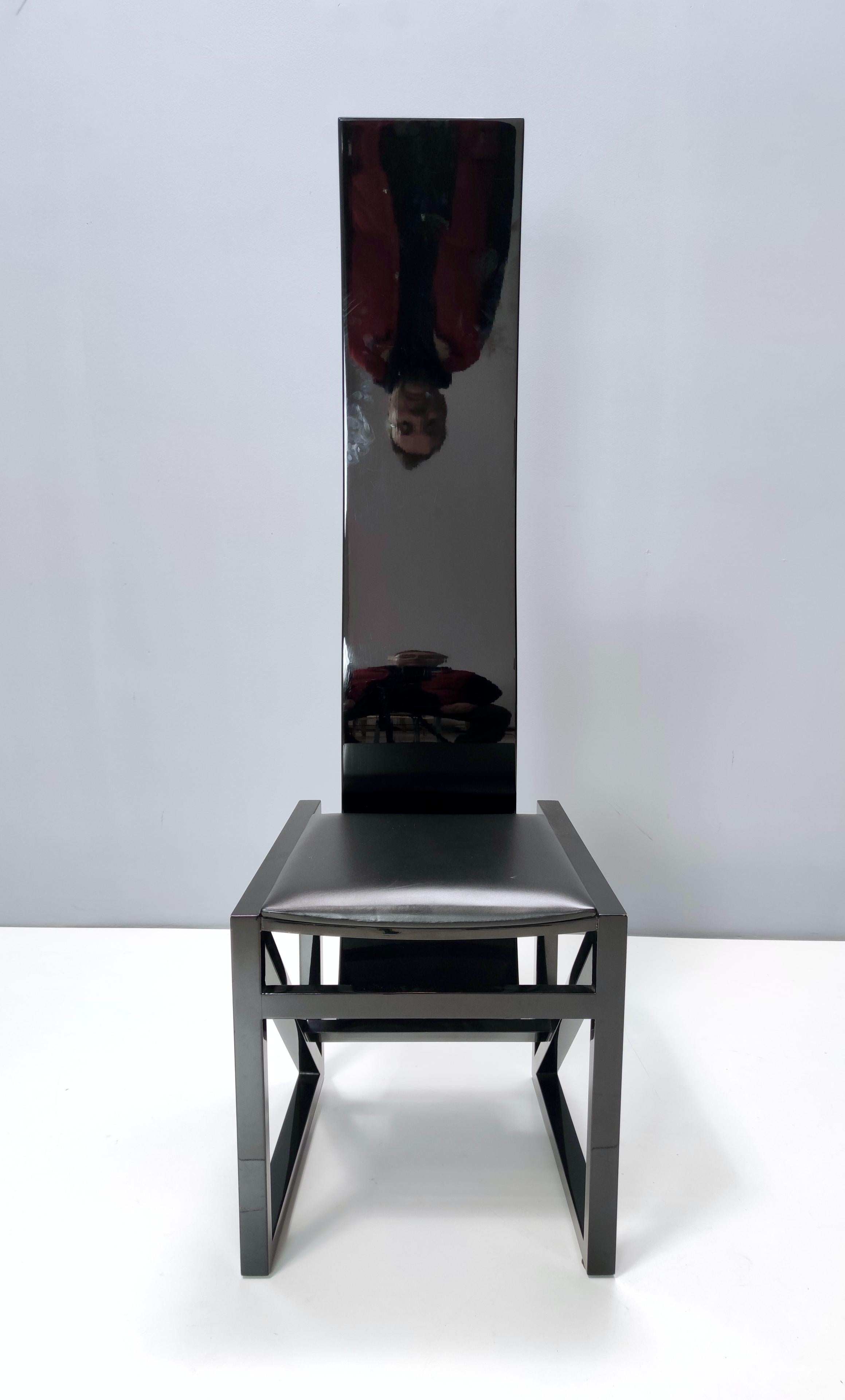 Postmoderner japanischer EDO-Stuhl von Kisho Kurokawa für PPM Corporation, 1980er Jahre im Zustand „Hervorragend“ im Angebot in Bresso, Lombardy