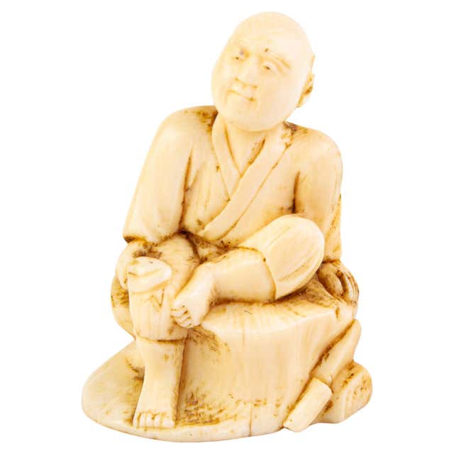 Netsukes - 296 For Sale on 1stDibs | antique netsuke for sale, netsuke ...