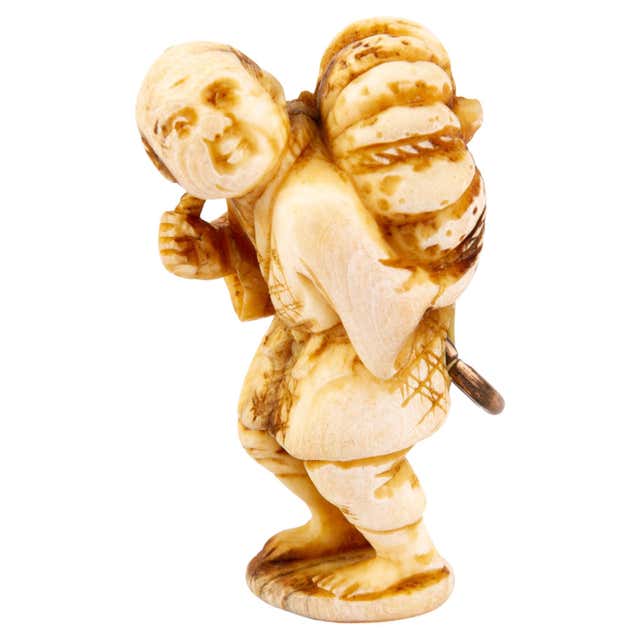 Netsukes - 296 For Sale on 1stDibs | antique netsuke for sale, netsuke ...