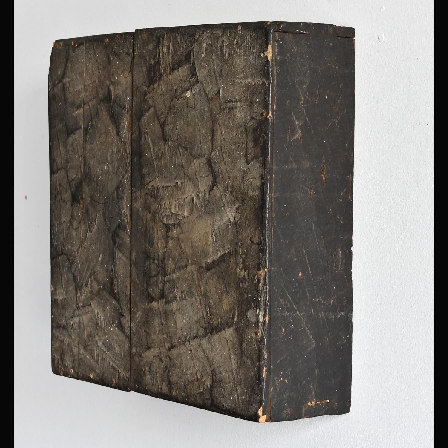 Cedar Japanese Edo Period '18th-19th Century' Wooden Box Lid